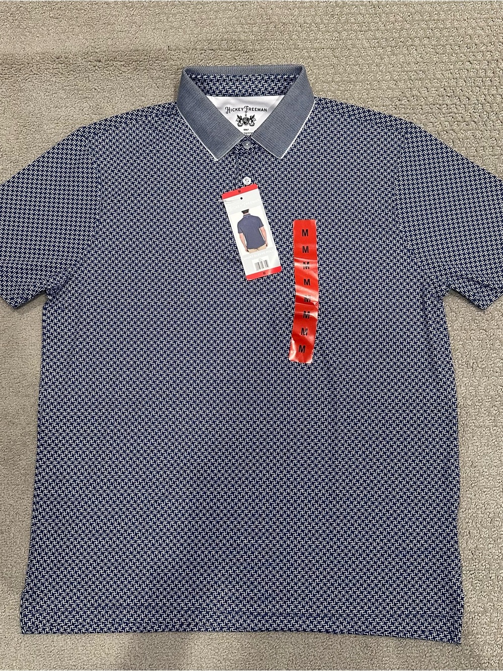 NWT Hickey Freeman Golf Polo
